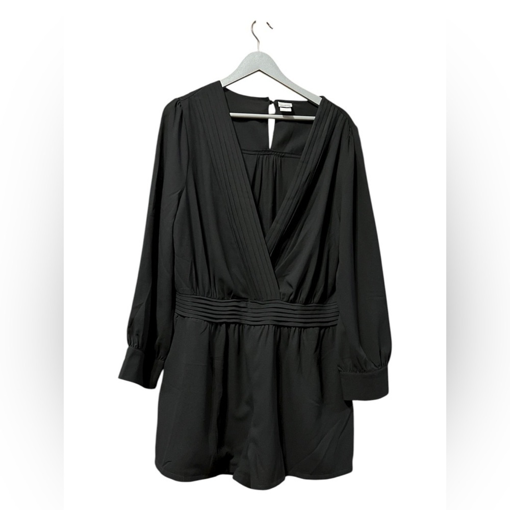 Evouges Black Long Sleeve Romper – 2XL - Picture 4 of 8